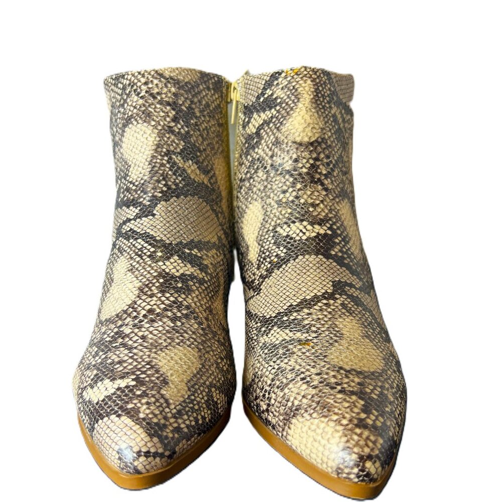 City Classified Ankle Snake print Boots - size 10